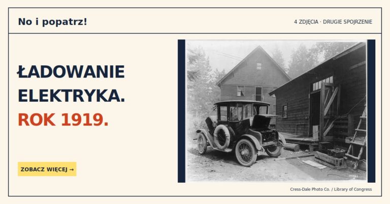 ŁADOWANIE ELEKTRYKA. ROK 1919.