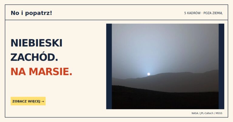NIEBIESKI ZACHÓD. NA MARSIE.